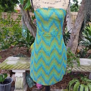 Anthropologie Beth Bowley strapless dress